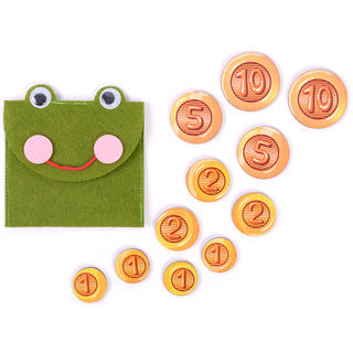 Кошелек с монетами "Лягушка"