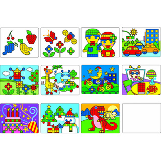 Рабочие карточки для набора "Геометрической фигуры"