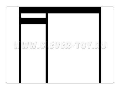 Магнитная карточка Две шестнадцатые, восьмая