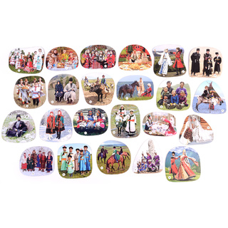 Магнитные карточки Народы и народности