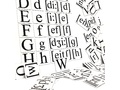 Набор магнитных карточек "Alphabet and transcription" (большой размер)