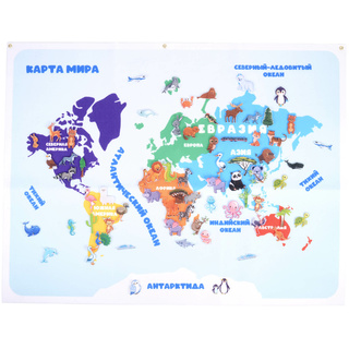 Панно Карта мира (119 элементов)