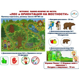 Панно Лесиориентирование Туризм